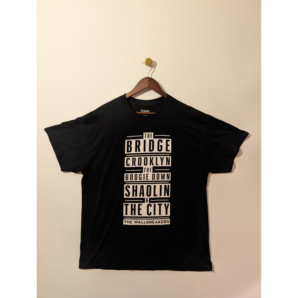 The wallbreakers Mens XL Black Good NYC Hip Hop Wutang Streetwear Tee